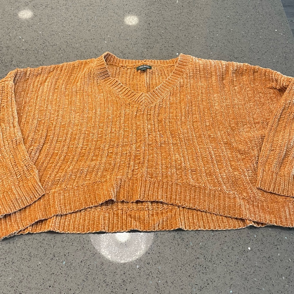 GOLD VELOUR CROP